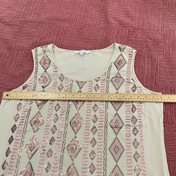 Cleo women’s XXL sequined tank / camisole top - Picture 6 of 11